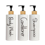 GreenFlow Trio – Set de Distributeurs de Savon Rechargeables pour Salle de Bain
