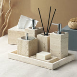 Ensemble de Salle de Bain Travertin Beige