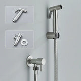 Douchette WC AquaClean Noire – Kit Bidet Mural en Acier Inoxydable pour Hygiène Quotidienne