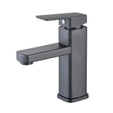 Mitigeur de lavabo moderne en noir ou chromé avec commande unique