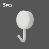 Patères Murales Adhésives Multifonctions – Silicone Sans Perçage (Lot de 5 ou 10)