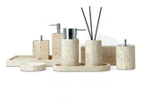 Ensemble de Salle de Bain Travertin Beige