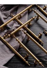 Poignée de Meuble T-Bar en Laiton Massif – Finition Bronze Antique Élégante
