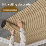 Panneau Mural Adhésif 3D -Lames Design – Revêtement Décoratif PVC Imperméable pour Murs et Plafonds