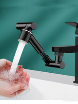 HydroFlex 360 – Embout de Robinet Rotatif Extensible avec Économiseur d’Eau pour Cuisine et Salle de Bain