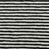 Tissu Polaire Premium Jacquard Rayé – Fleece Doux et Respirant pour Couture Créative et Vêtements Enfants
