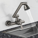 Robinet Mural Flexible 360° à 4 Jets – Mitigeur en Acier Inoxydable pour Cuisine et Salle de Bain