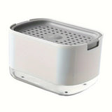 CleanMaster SoapStation 5-en-1 – Distributeur Multifonction avec Support Éponge et Torchons
