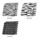 Stickers Muraux Effet Marbre Noir et Blanc
