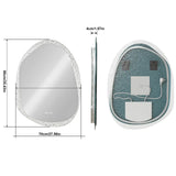 Miroir LED Sans Cadre Éclat