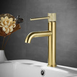 Robinet de Lavabo Moderne en Laiton Mat Noir– Élégance, Confort et Durabilité