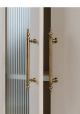 Poignée de Meuble T-Bar en Laiton Massif – Finition Bronze Antique Élégante