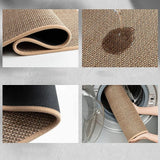 Tapis de Cuisine Antidérapant LinoStyle – Look Sisal, Lavable & Confortable