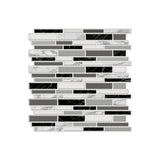 Stickers Muraux Effet Marbre Noir et Blanc