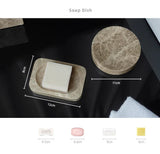 Ensemble Salle de Bain Luxe en Marbre Naturel