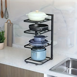 ChefSort – Organisateur Réglable pour Casseroles et Poêles en Acier