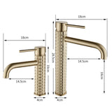 Robinet de Lavabo Diamant Noir – Mitigeur Monocommande Design en Laiton