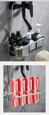 Étagère de Douche Sans Perçage en Aluminium