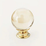 Bouton de Meuble Cristal Éclat Champagne
