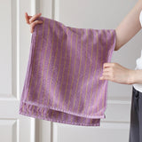 Serviettes en Coton Ultra-Douces Rayées