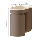 PureDock – Support Mural 2-en-1 pour Brosse à Dents et Gobelet sans Perçage