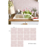 Stickers de Carrelage Autocollants – Lot de 10 Pièces Style Bohème Terracotta