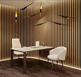Panneau Mural Acoustique Flexible Aspect Chêne