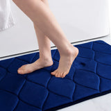 Tapis de Bain en Mousse à Mémoire de Forme Ultra Doux – Antidérapant et Absorbant | Séchage Rapide | Lavable en Machine