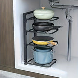 ChefSort – Organisateur Réglable pour Casseroles et Poêles en Acier