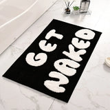 Tapis de Bain Antidérapant Microfibre SoftShag “Get Naked”
