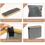 Poubelle à Papier Toilette -CleanKeep – Boîte Fermée Élégante pour Rouleaux de WC