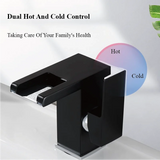 Cascade Élégance – Robinet de Lavabo à Bec Cascade 2 Trous avec Mitigeur Monocommande