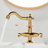 UrbanForge 85537 – Mitigeur Lavabo Industriel Noir Mat en Laiton Massif avec Double Poignée