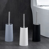 Brosse WC Design Scandinave GoldMinimal – Ensemble avec Support Élégant
