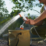 AquaNomad 2025 – Douche Portable Rechargeable avec LED pour Camping, Jardin et Outdoor