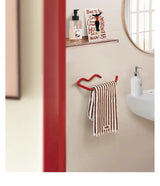 Porte-Papier Toilette Mural en Métal