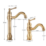 Mitigeur de Lavabo Vintage Élégance