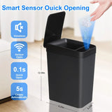 Poubelle Automatique Sans Contact 12L