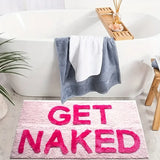 Tapis Tufté Statement Rose – Confort, Style et Originalité pour Salle de Bain et Salon