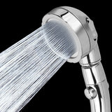 Pomme de Douche à Main Rotative – 3 Modes de Jet Économiseur d’Eau