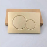 GoldFlush Élégance – Plaque de Commande Double Chasse Compatible Réservoirs Encastrés