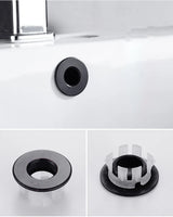 ÉléganceRetro BasinCover – Cache Trop-Plein Premium en Laiton pour Lavabo (Noir, Argent, Or, Bronze Vintage)