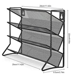 Étagère à Épices Murale 4 Niveaux Acier Premium – Organisateur Cuisine Sans Bocaux | Rangement Placard Étanche | Gain de Place Moderne
