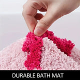 Tapis Tufté Statement Rose – Confort, Style et Originalité pour Salle de Bain et Salon
