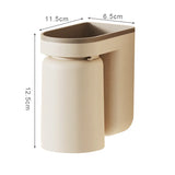 PureDock – Support Mural 2-en-1 pour Brosse à Dents et Gobelet sans Perçage
