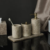 Ensemble Salle de Bain Luxe en Marbre Naturel