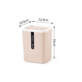 Mini Poubelle de Table Compacte avec Couvercle Basculant