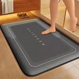 VelouraDry – Tapis de Bain Ultra Absorbant en Velours Corail Antidérapant