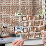 Plaques Murales Auto-adhésives 3D Mosaïque