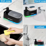 CleanMaster 3-en-1 – Distributeur de Savon Multifonction avec Support Éponge